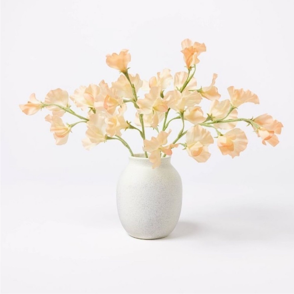 Artificial Sweet Pea Floral Arrangement Threshold™ designed Studio McGee NWT